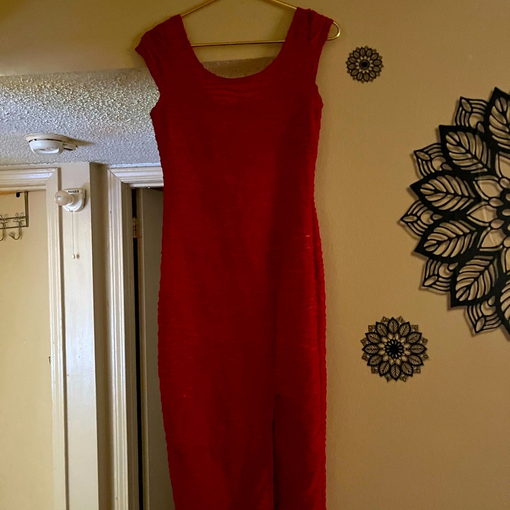 Red dress